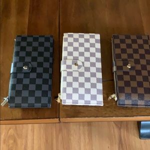 NWT bundles of 3 Daisy Rose wallets